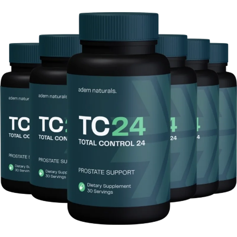 Total Control 24 Men's Wellness Relief Supplement — 6 Bottle / 180 Day Pack