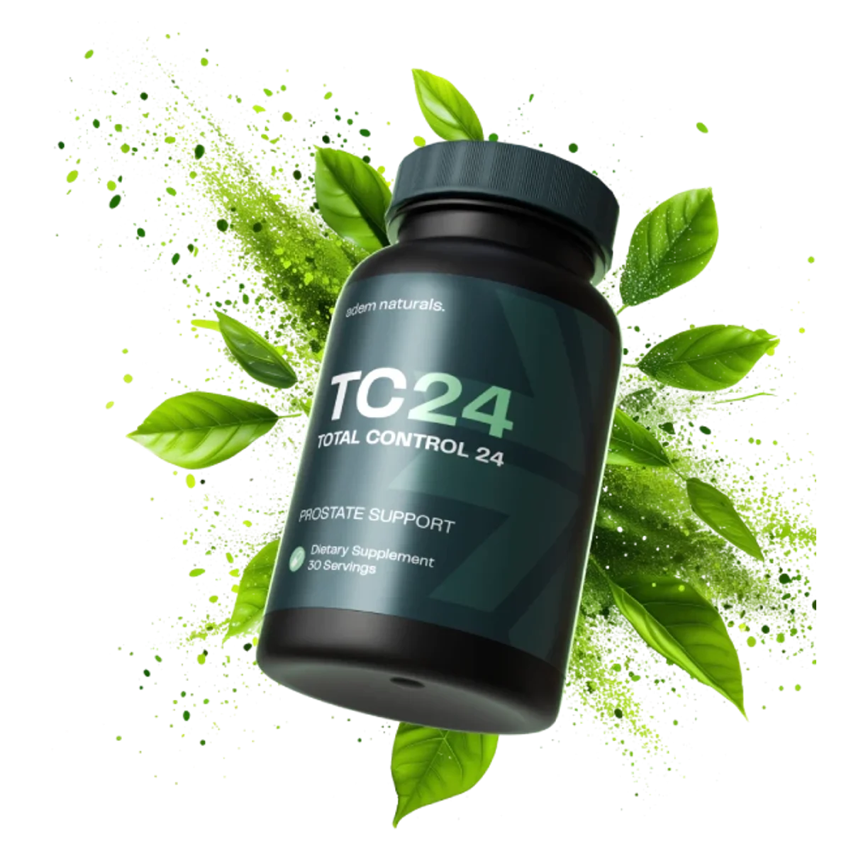 Total Control 24 Men's Wellness Relief Supplement — Front Label